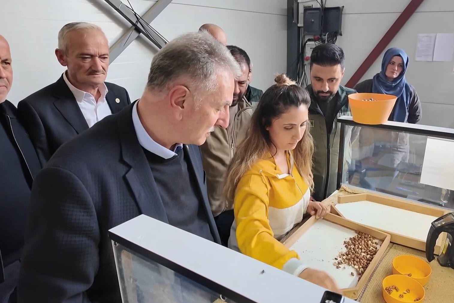TMO Genel Müdürü Güldal, Yığılca'daki Fındık Alım Noktasını İnceledi